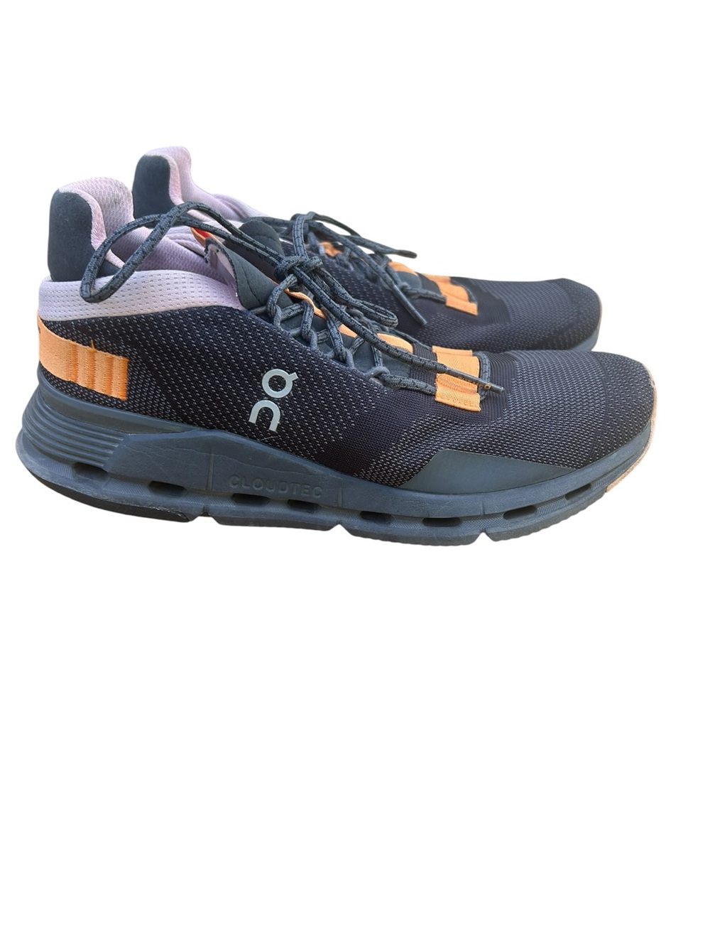 On Cloudnova CloudTec Running Shoes Women’s Size 9 Black Orange Athletic Sneaker